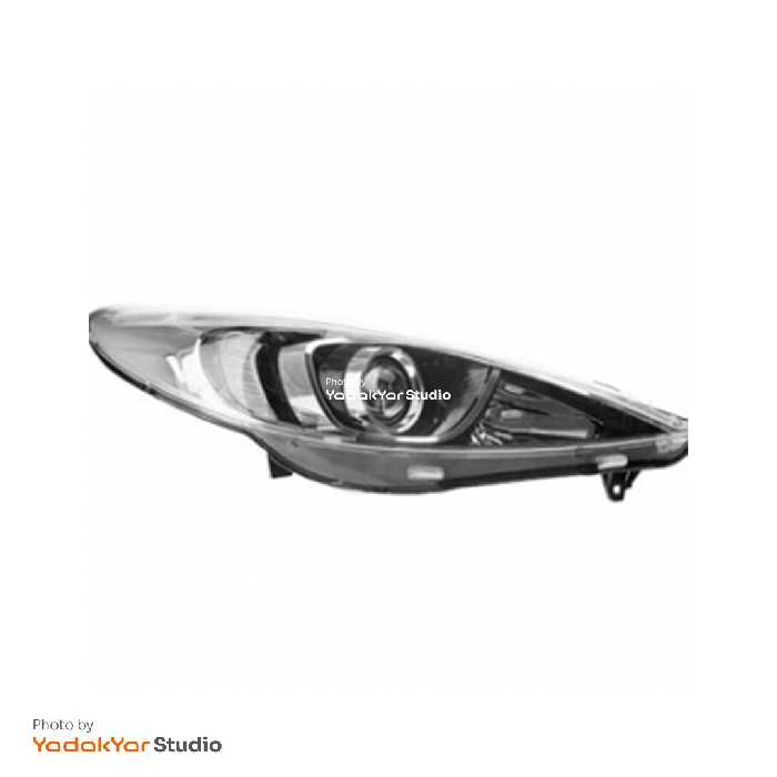 چراغ جدید پژو 207 جلو راست مدرن