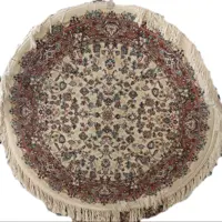 قالیچه فرش مشهد قطر 1 متر دایره ای  (تراکم 2550  ، شانه 700)