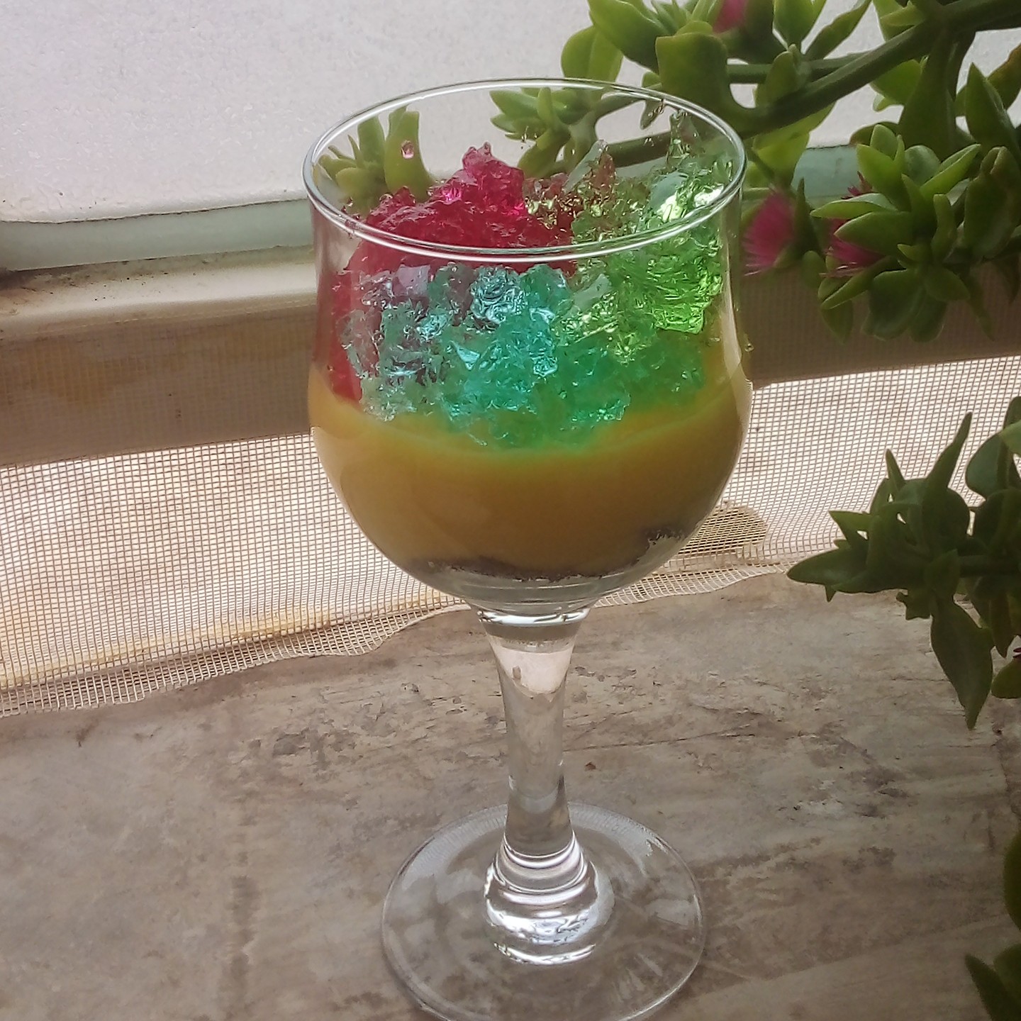 دسر مشکوفی با ژله