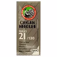 خرید سوزن چرخ خیاطی خانگی ارگان مدل اچ آ HA سایز 21 بسته 5 عددی