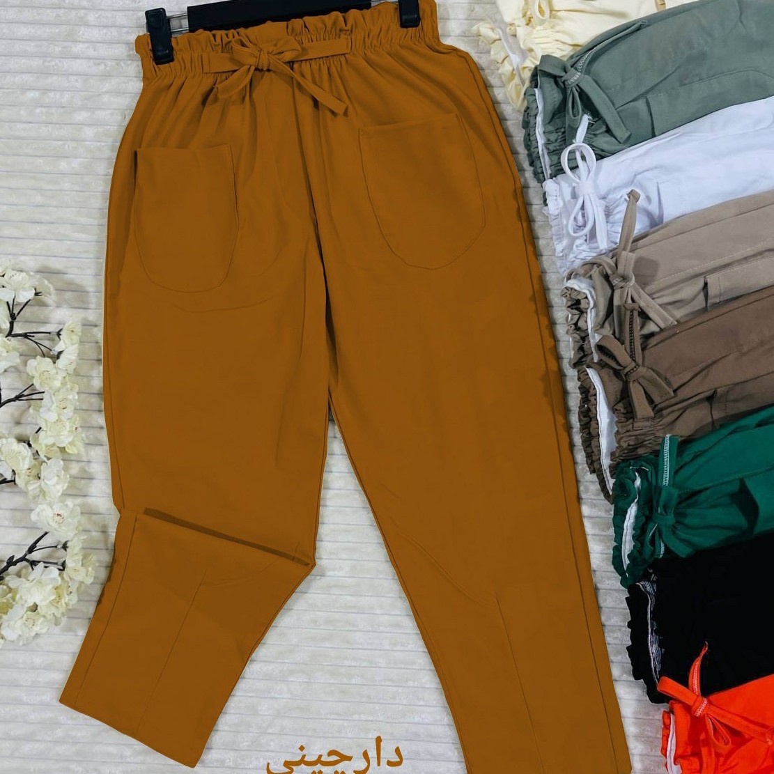 شلوار کتان زنانه