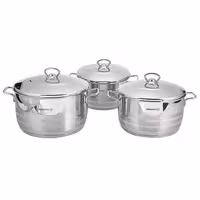 سرویس قابلمه استیل 6 پارچه کرکماز korkmaz A1886