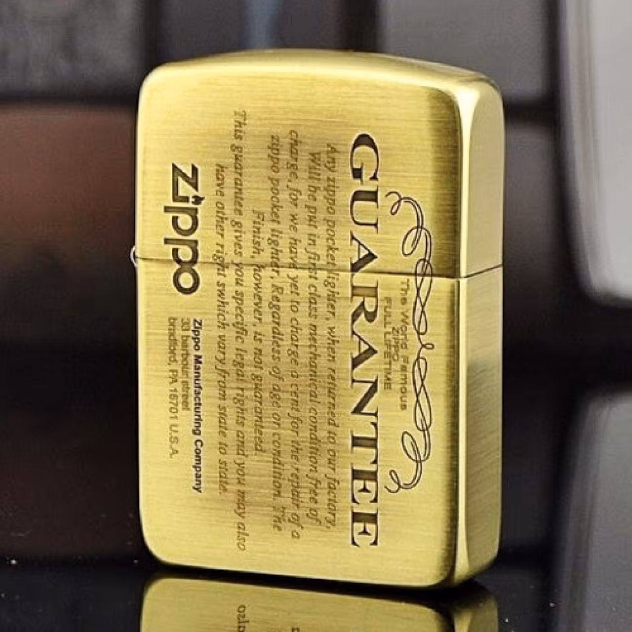 فندک زیپو مدل گارانتی طلایی 1941