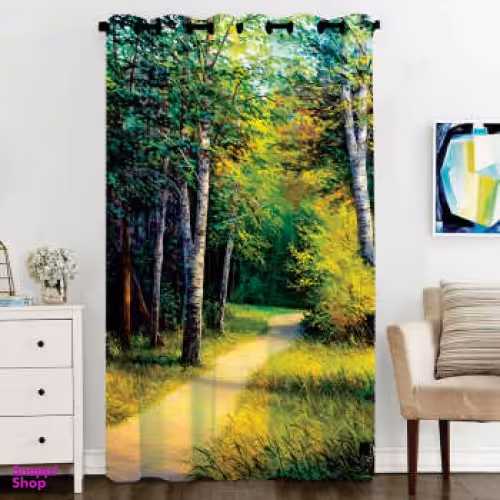 پرده مدل C6-50341 سایز 270x140 سانتی‌ متر چند رنگ