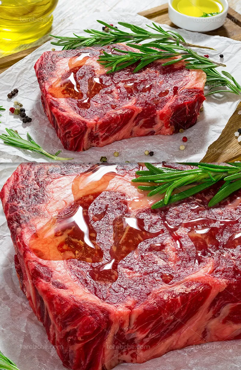 عکس گوشت بیات شده استیک | گرافیک با طعم تربچه