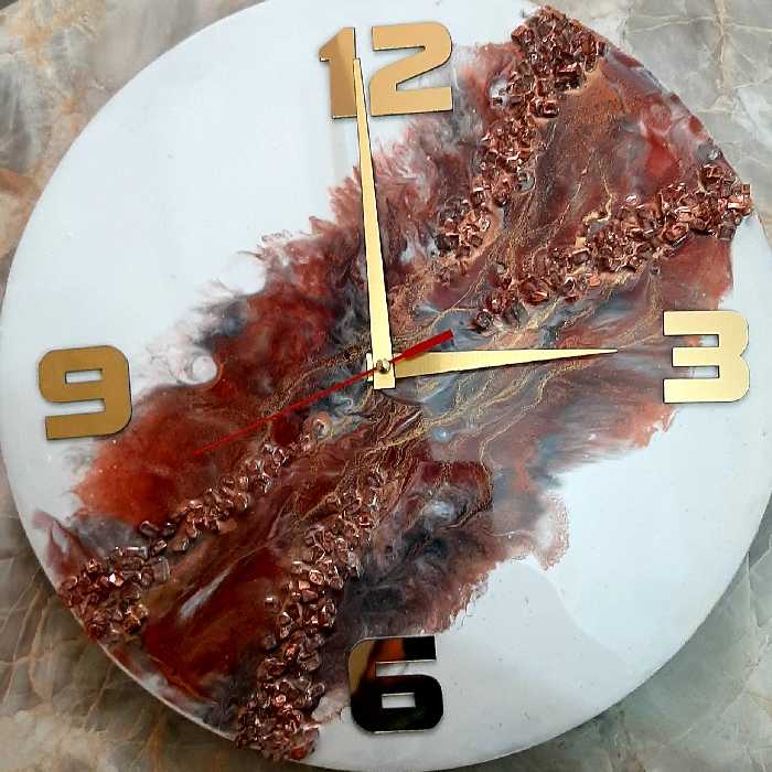 ساعت رزینی،قطر 40،مزین شده با کریستال و...