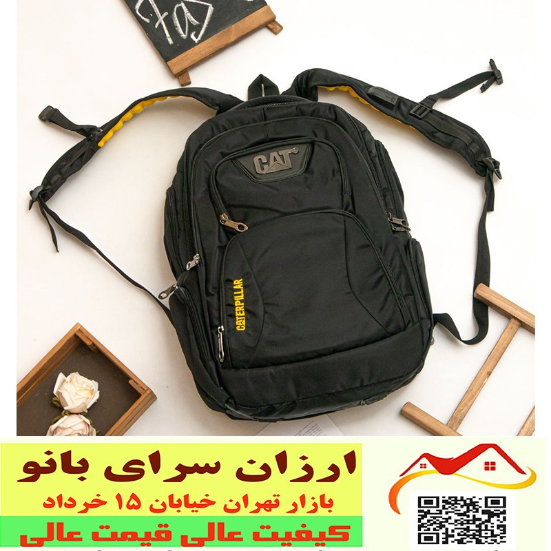 کوله لپ تاپ و مدرسه دارای سیم هندزفری و یو اس بی ابعاد 35در48 کد 2609087 طرح اول