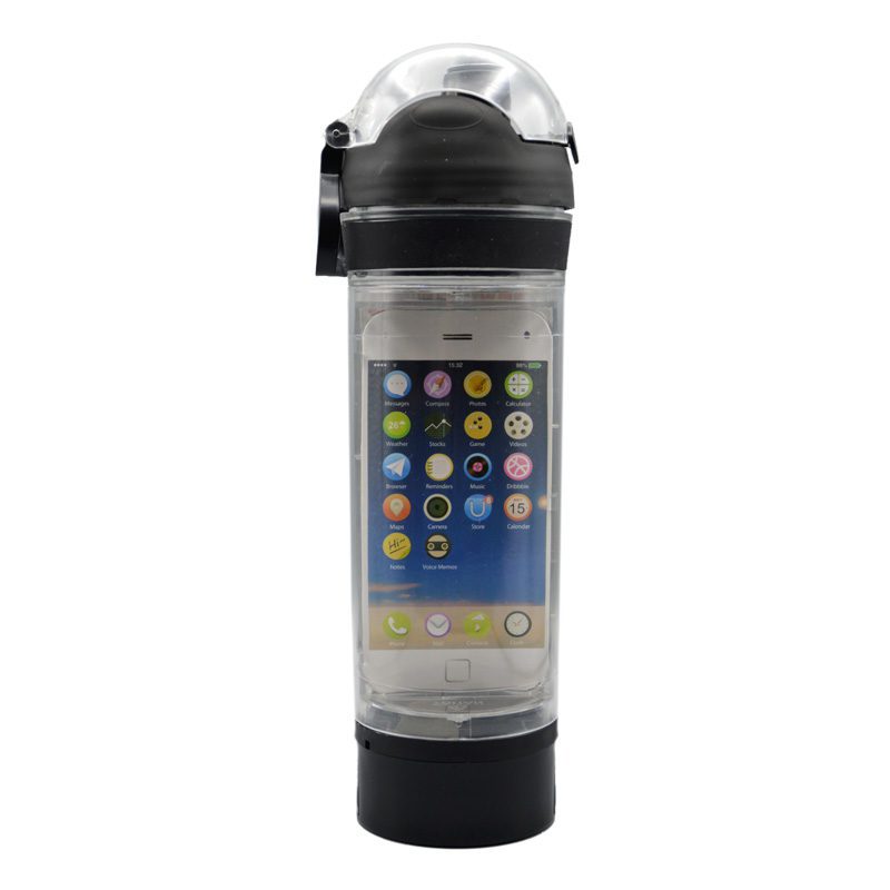 قمقمه ورزشی جا موبایلی دار مدل ANRD0220 ظرفیت 0.4 لیتر