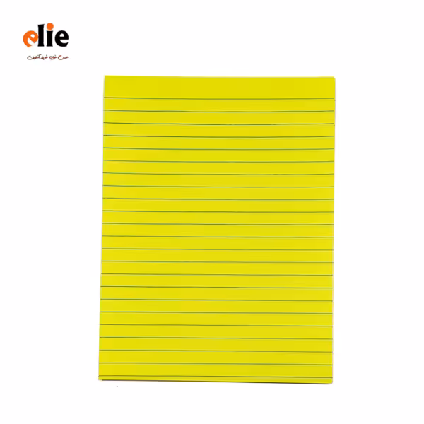 یادداشت چسبدار A5 رنگی مدل خط دار