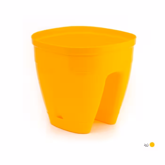 گلدان گل آذین نرده ای کد642 جنس پلاستیک در 10رنگ متنوع نصب بدون نیاز به پیچ و مهره همراه زیر گلدانی با ارسال رایگان