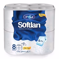 دستمال توالت سافتلن بسته 8 عددی | فروشگاه اینترنتی تاتا کالا
