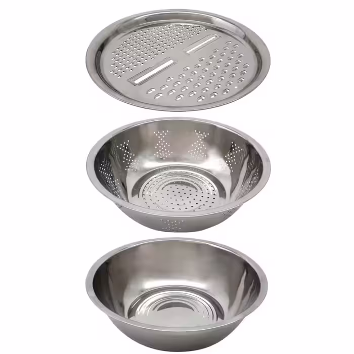 ست آبکش و آبگیر استیل به همره رنده مدل ALR300
