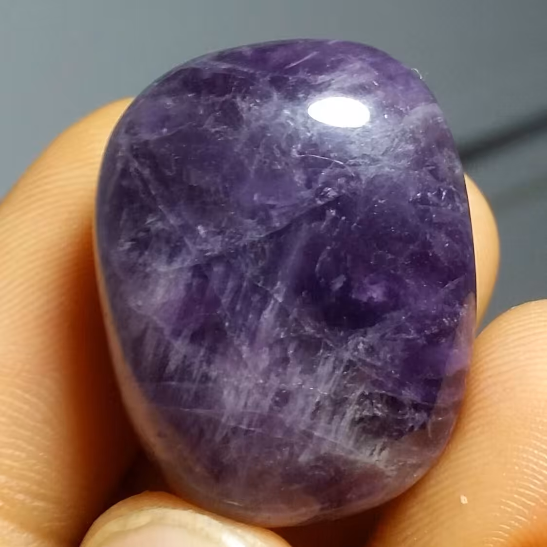 تامبلر سنگ آمیتیست آمیتیس آمتیس آماتیس لیس آگات تمام پولیش صد در صد طبیعی سرشار از انرژی کد 11245