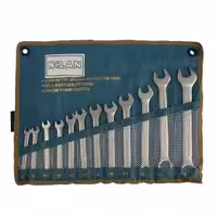 آچار یکسر تخت یکسر رینگ 12 عددی نولان مدل 301212