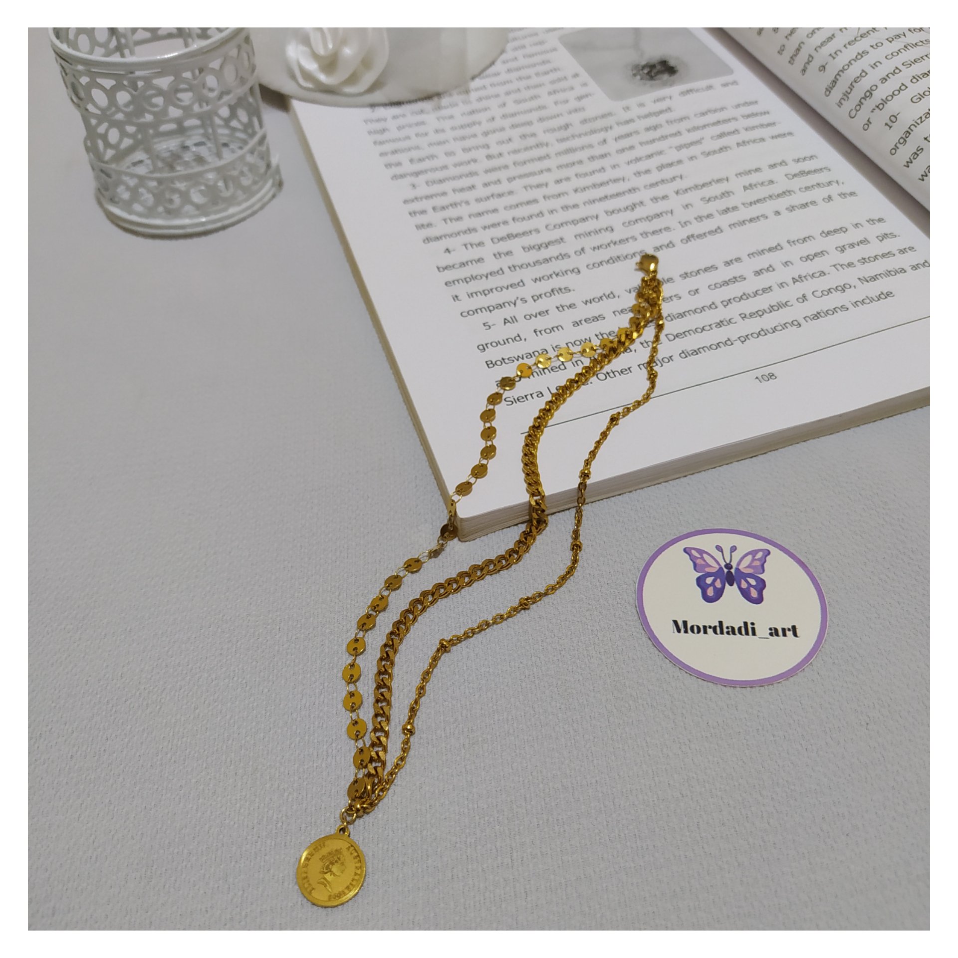 دستبند سه لاین الیزابت استیل