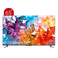 تلویزیون QLED UHD 4K هوشمند google TV تی سی ال مدل C645 سایز 65 اینچ