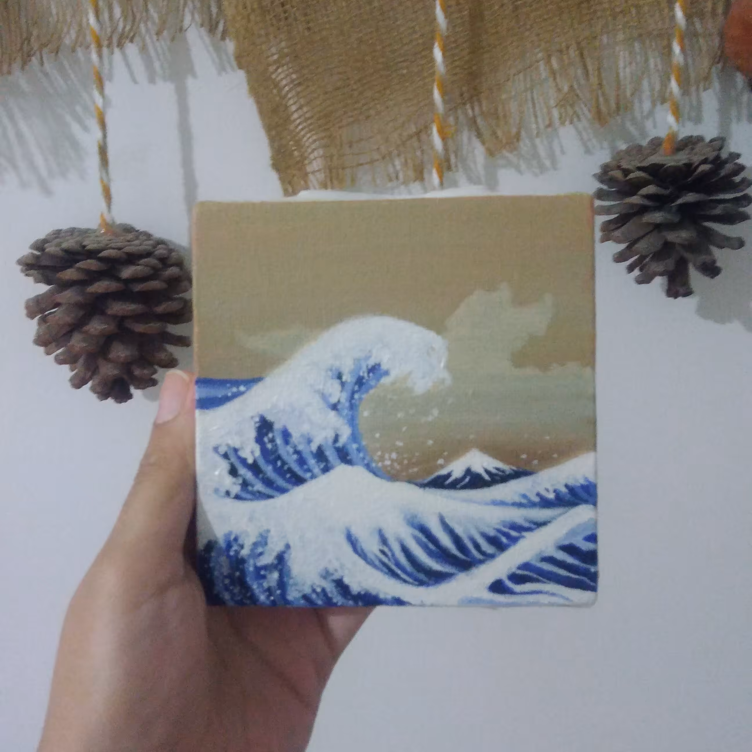 نقاشی موج های عظیم