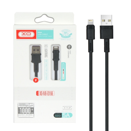 کابل تبدیل USB به lightning ایکس او مدل XO-NB-Q166 طول 1متر