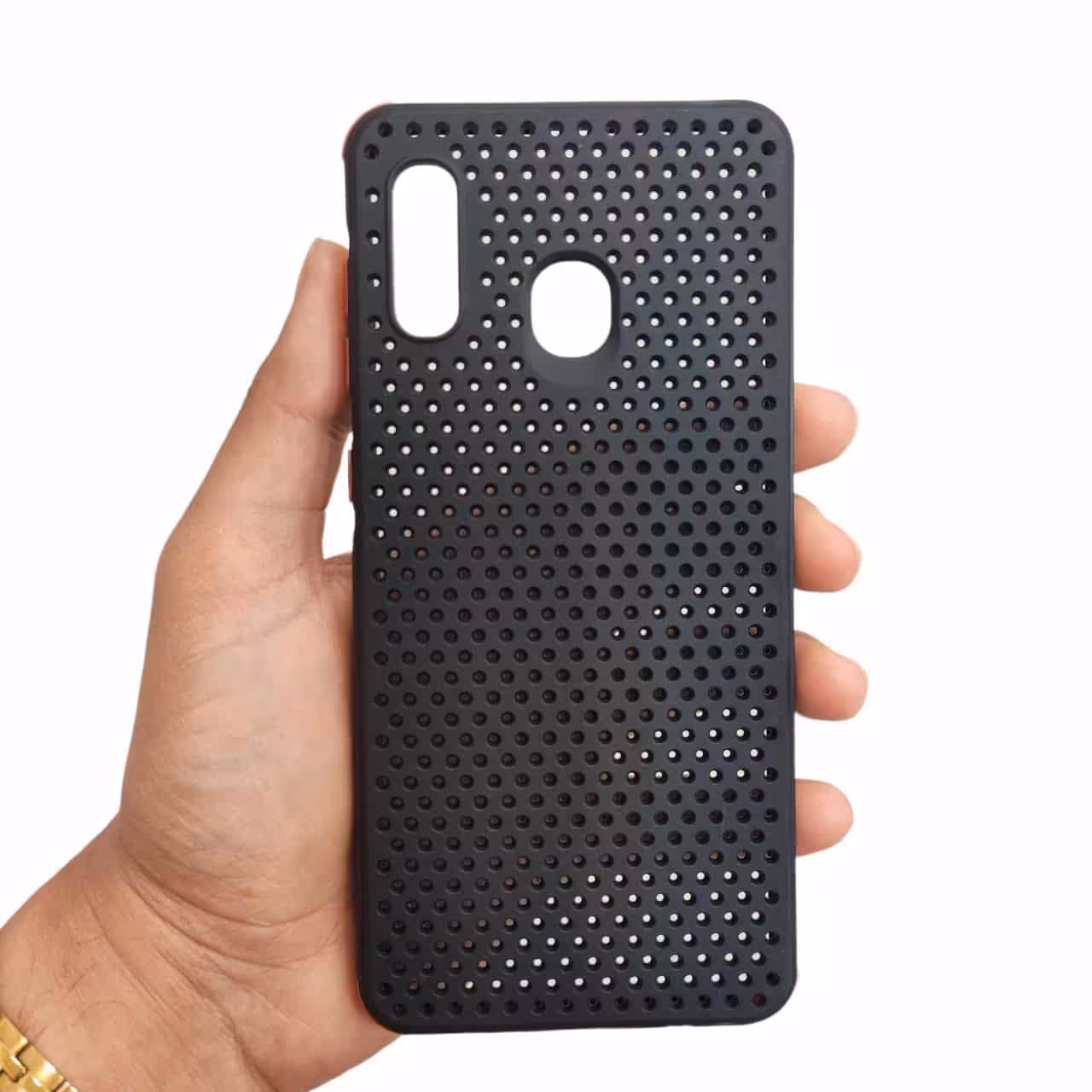 قاب توری ضد ضربه سامسونگ A20 - مشکی