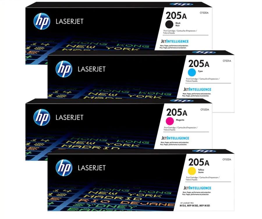 کارتریج ست چهار رنگ اچ پی مدل 205A CMYK
