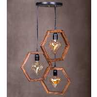 آویز آرتور سه شعله بدون حباب A-3-108