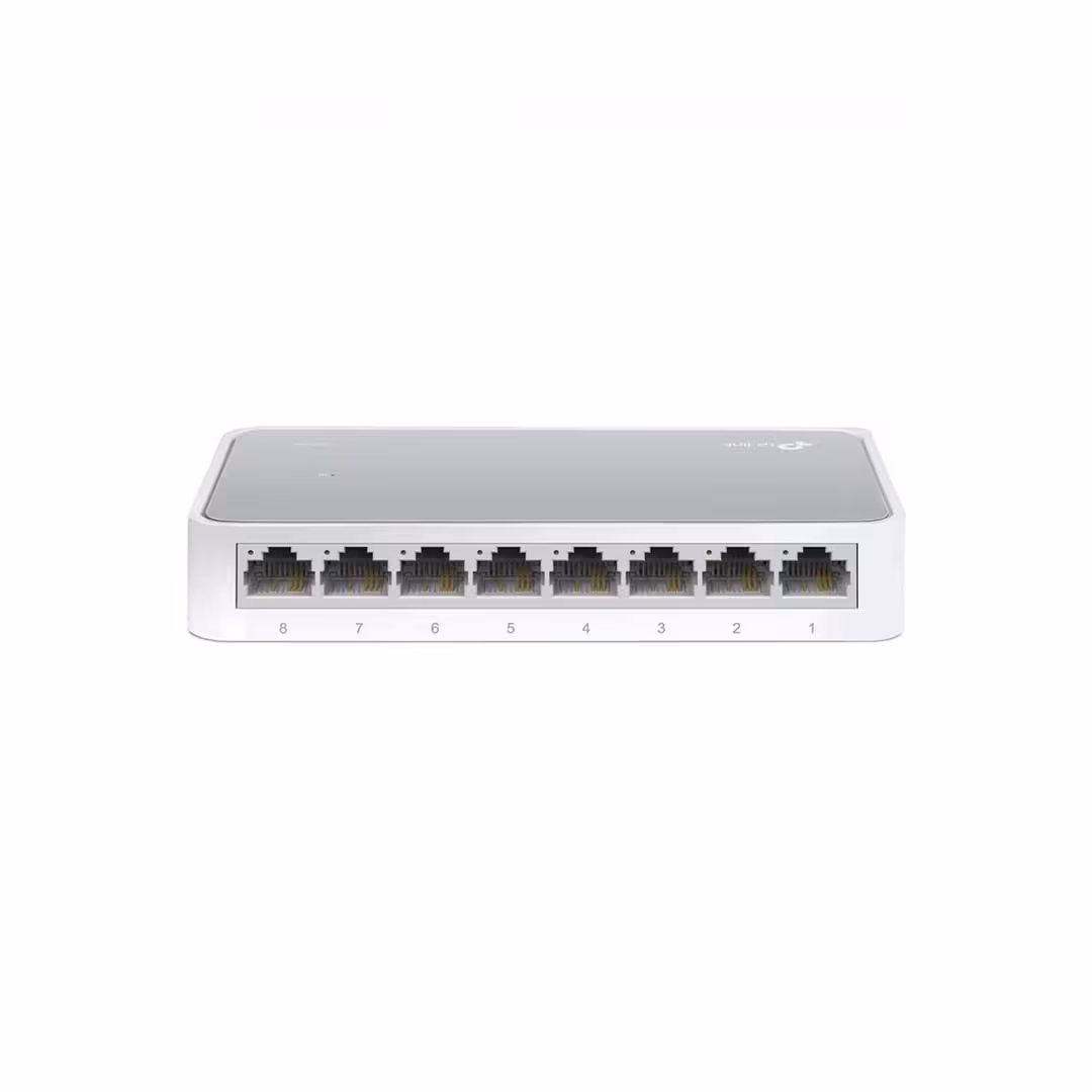 سوییچ 8 پورت مگابیت و دسکتاپ تی پی لینک مدل TPLink TL-SF1008D گارانتی اصلی
