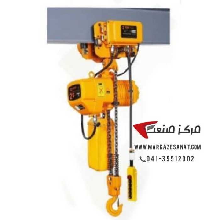 جرثقیل برقی زنجیری 5تن چهار کاره طرح کیتو