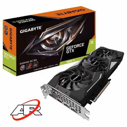کارت گرافیک گیگابایت مدل GeForce GTX 1660 Ti GAMING OC 6G