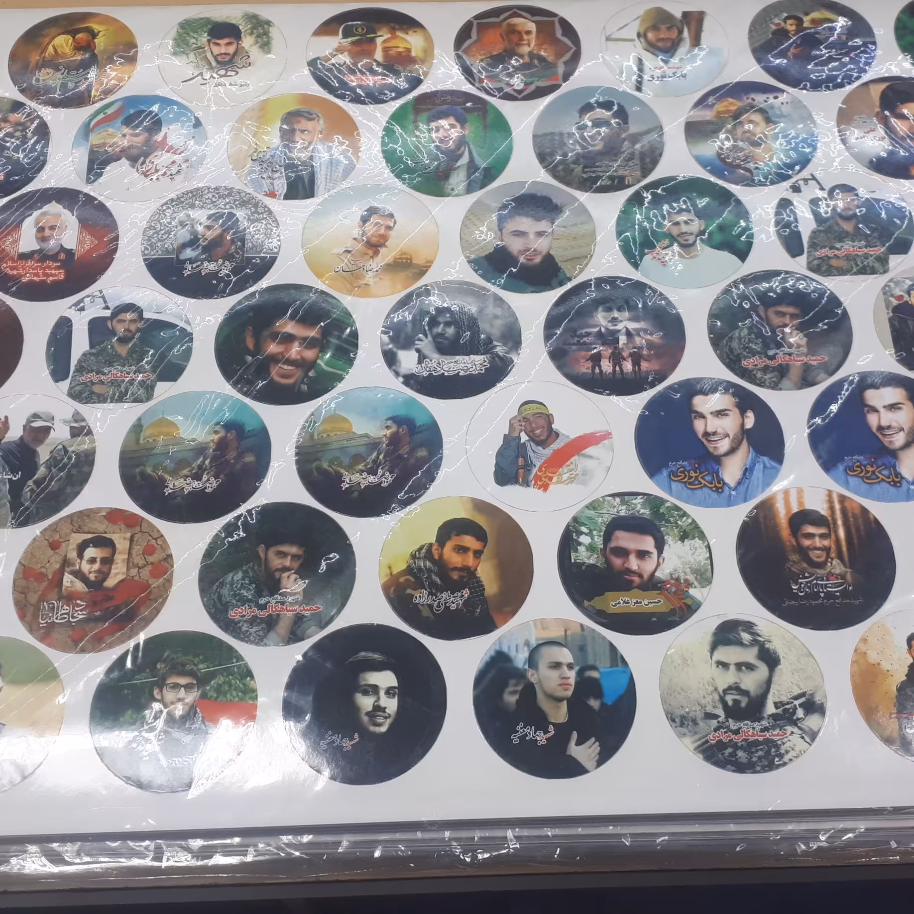 برچسب گرد طرح شهدای مدافع حرم