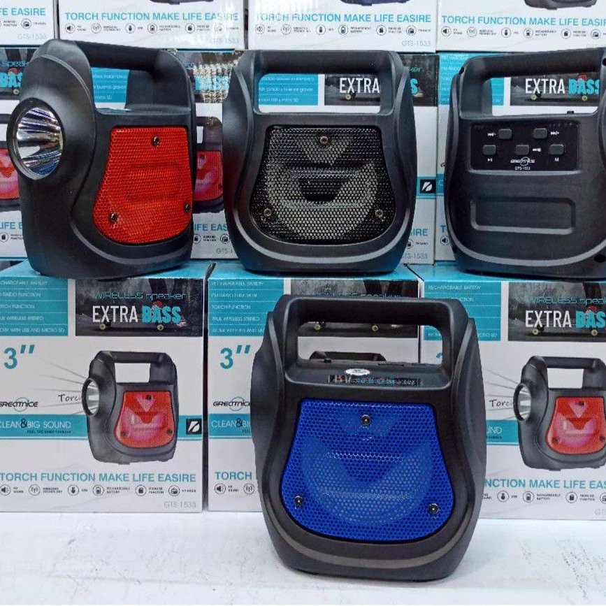 اسپیکر و چراغ قوه شارژی و رادیو
سه کاره بلوتوث و فلش ورم  وضوح صدا بالا