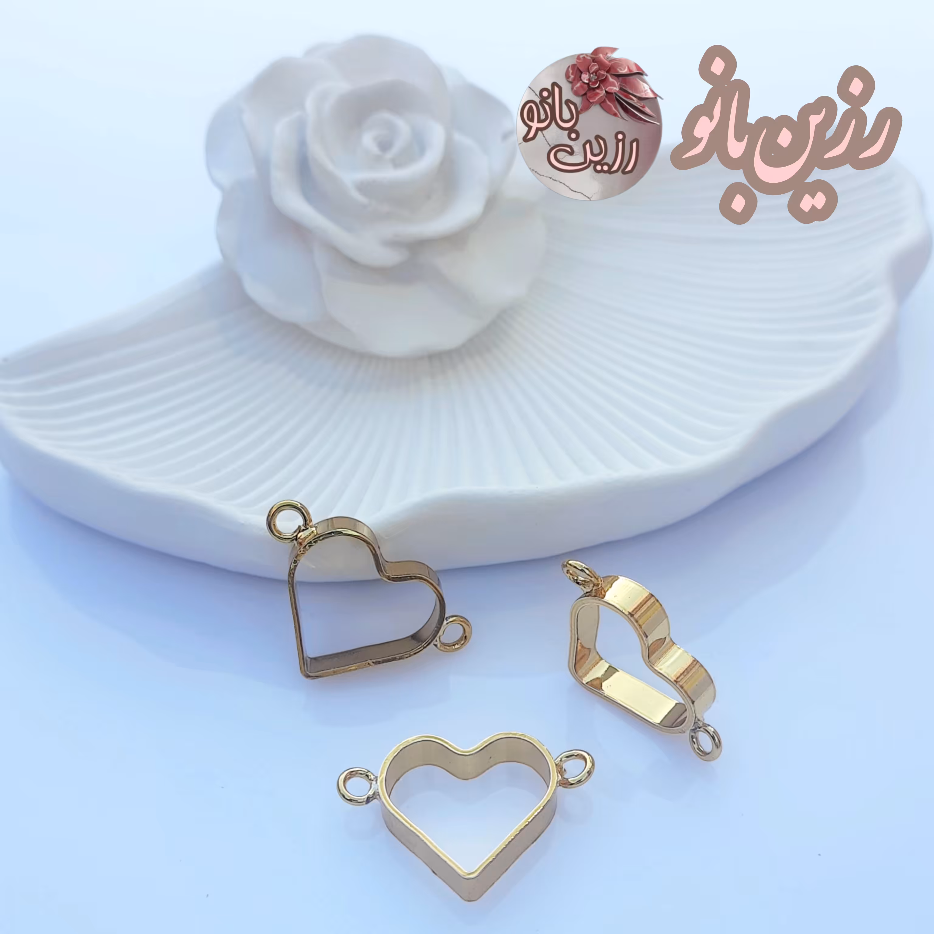 دستبند قلبی طلایی