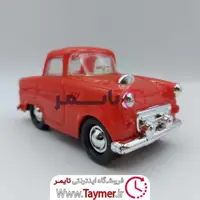 ماشین اسباب بازی پسرانه فورد رنگ قرمز و زرد