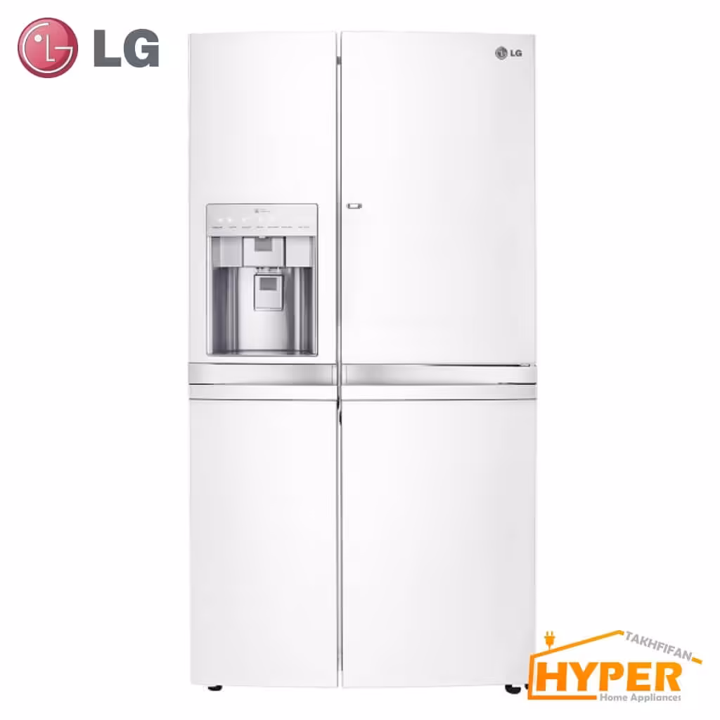 یخچال فریزر ساید بای ساید ال جی SXB534W سفید