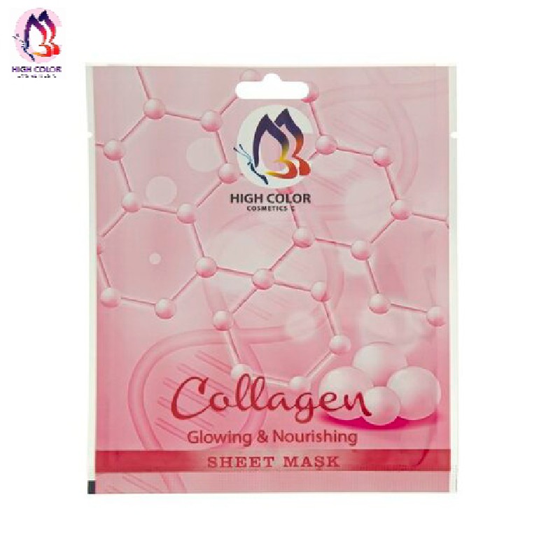 ماسک نقابی صورت کلاژن high color ( آبرسان )