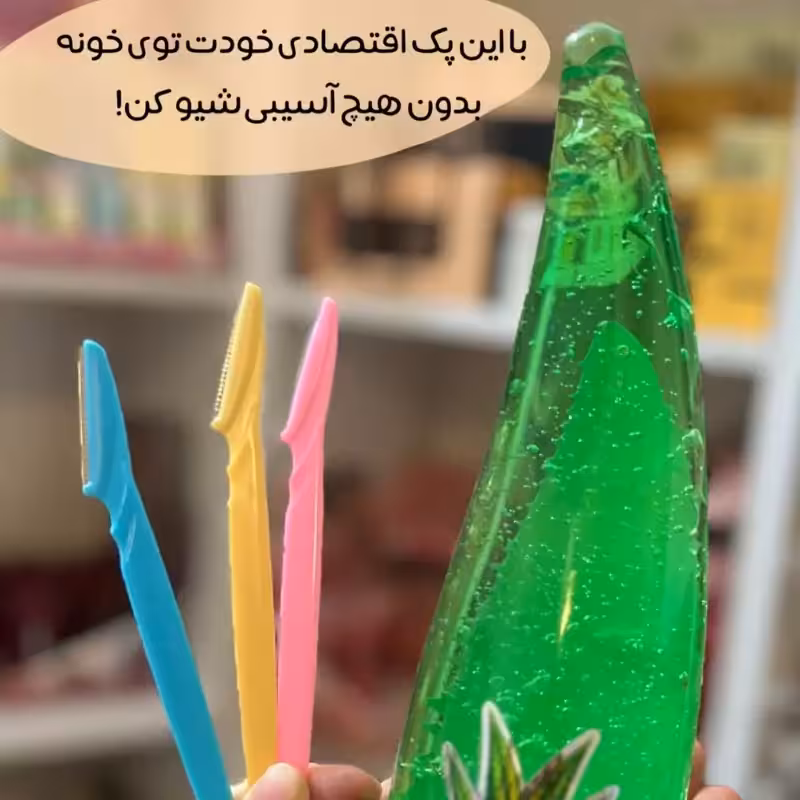 آبرسان ژل شاخکی  آلوئه ورا اصل 99 درصد بسیار خوشبو ابرسان ضد التهاب و روشن کننده پوست ترمیم کننده الورا