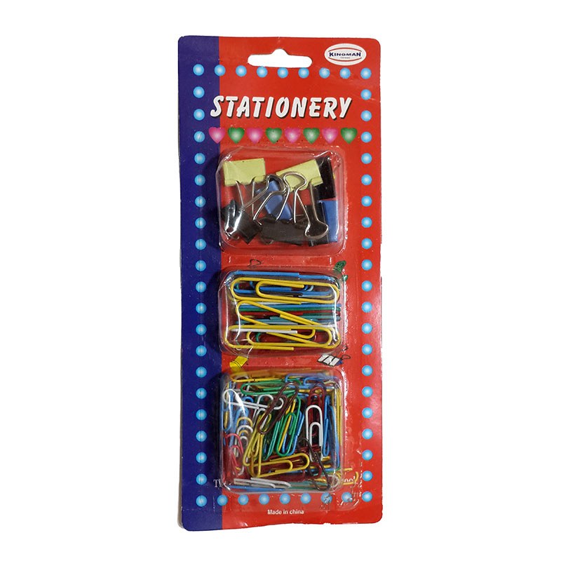 ست گیره رنگی کاغذ - stationery