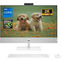 خرید و قیمت کامپیوتر آل این وان اچ پی 27 اینچی مدل PAVILION AIO 6L7D9AV i7 16GB 2TB SSD 4GB RTX3050