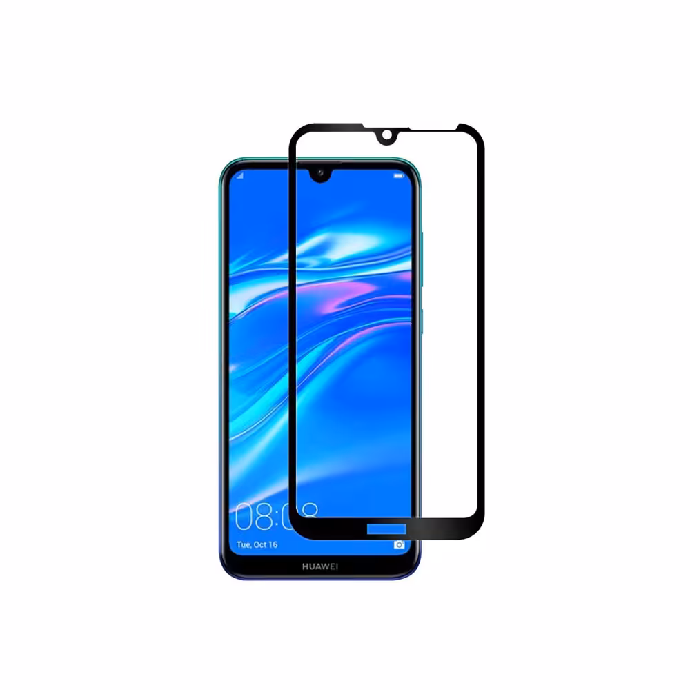 گلس محافظ تمام صفحه گوشی هواوی Huawei Y7 Pro 2019