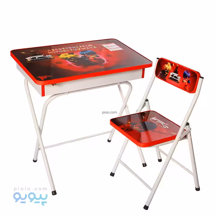 میز تحریر باکس دار طرح دختر کفشدوزکی