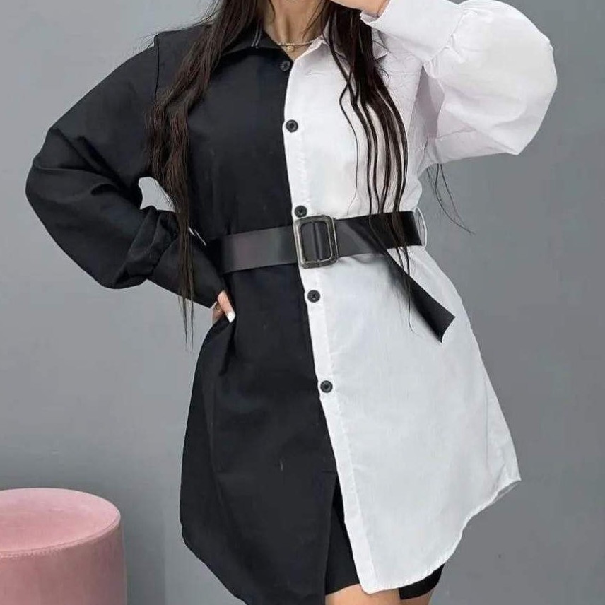 تونیک مانتویی دورنگ مانتوشیک مانتوزیبا. مانتوخنک مانتوکوتاه مانتودخترانه ارسال رایگان