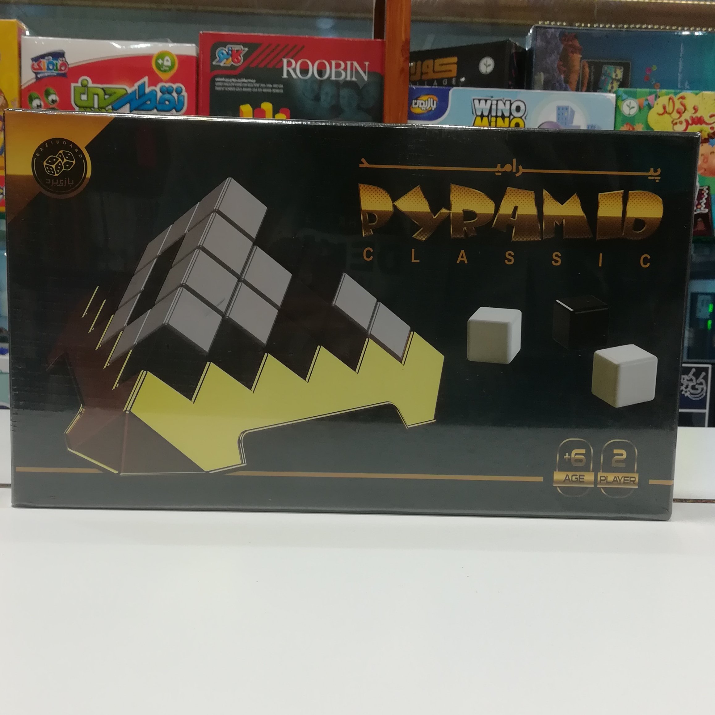 بازی فکری پیرامید / گروه سنی +6 / 2 نفره / بازی برد (آوای باران) 