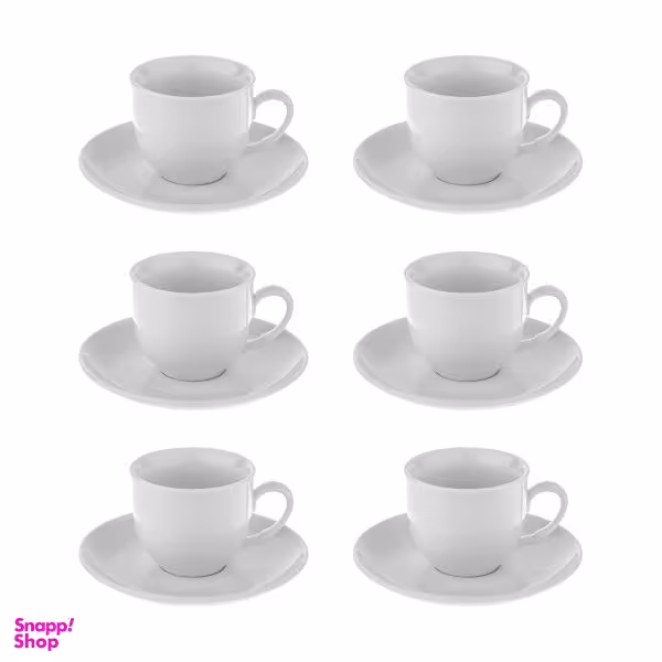 سرویس چای خوری 12 پارچه شرکت صنایع چینی تقدیس (Taghdis Porcelain Co) کد 130-1