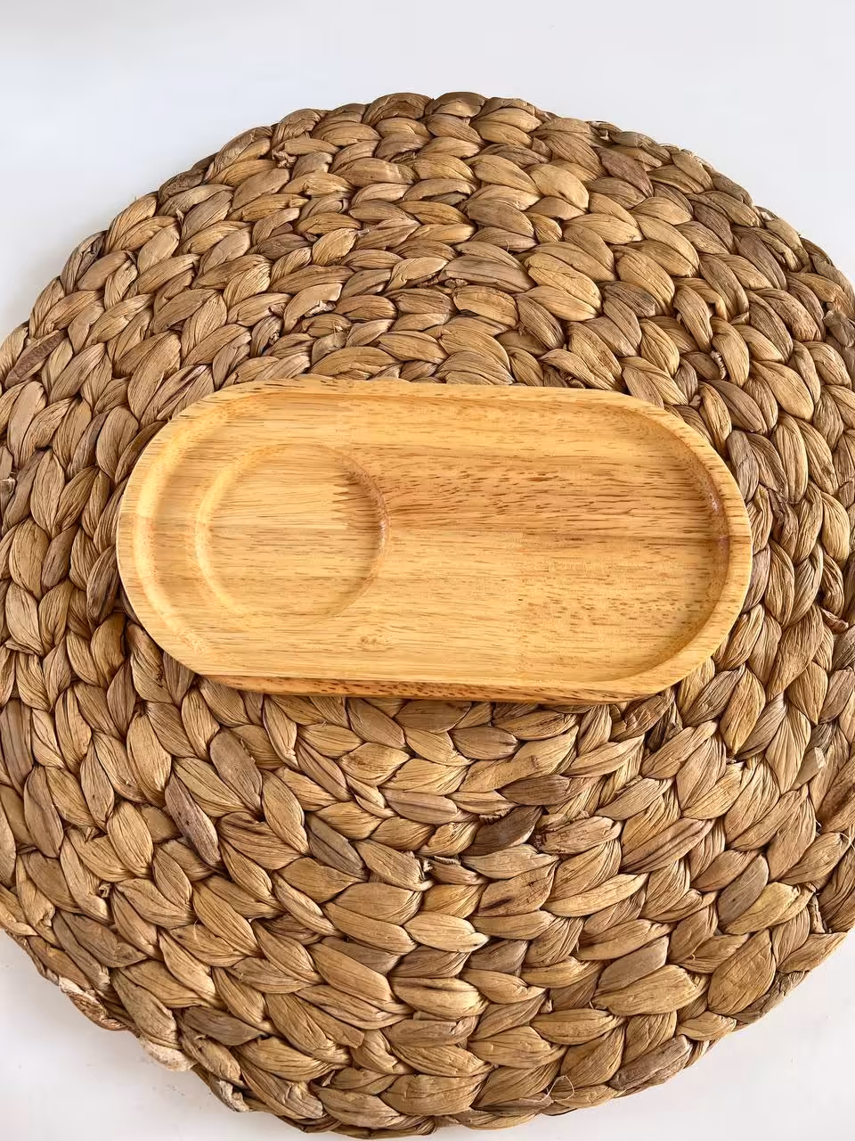 تخته سرو چوبی تک نفره- مدل بیضی