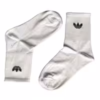 جوراب ساق کوتاه طرح ادیداس رنگ سفید سایز 36 تا 41