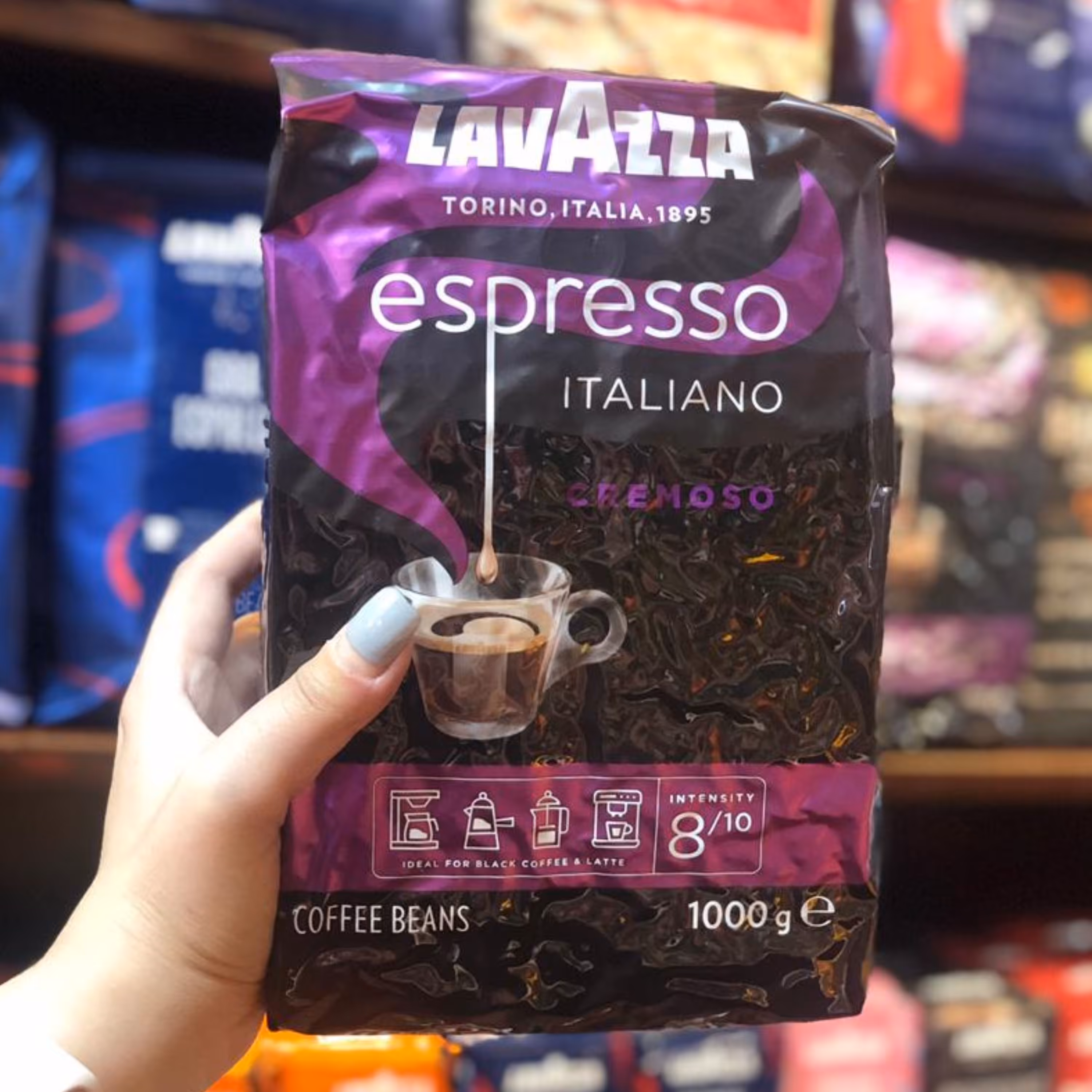 قهوه لاواتزا اسپرسو ایتالیانو etaliano cremoso