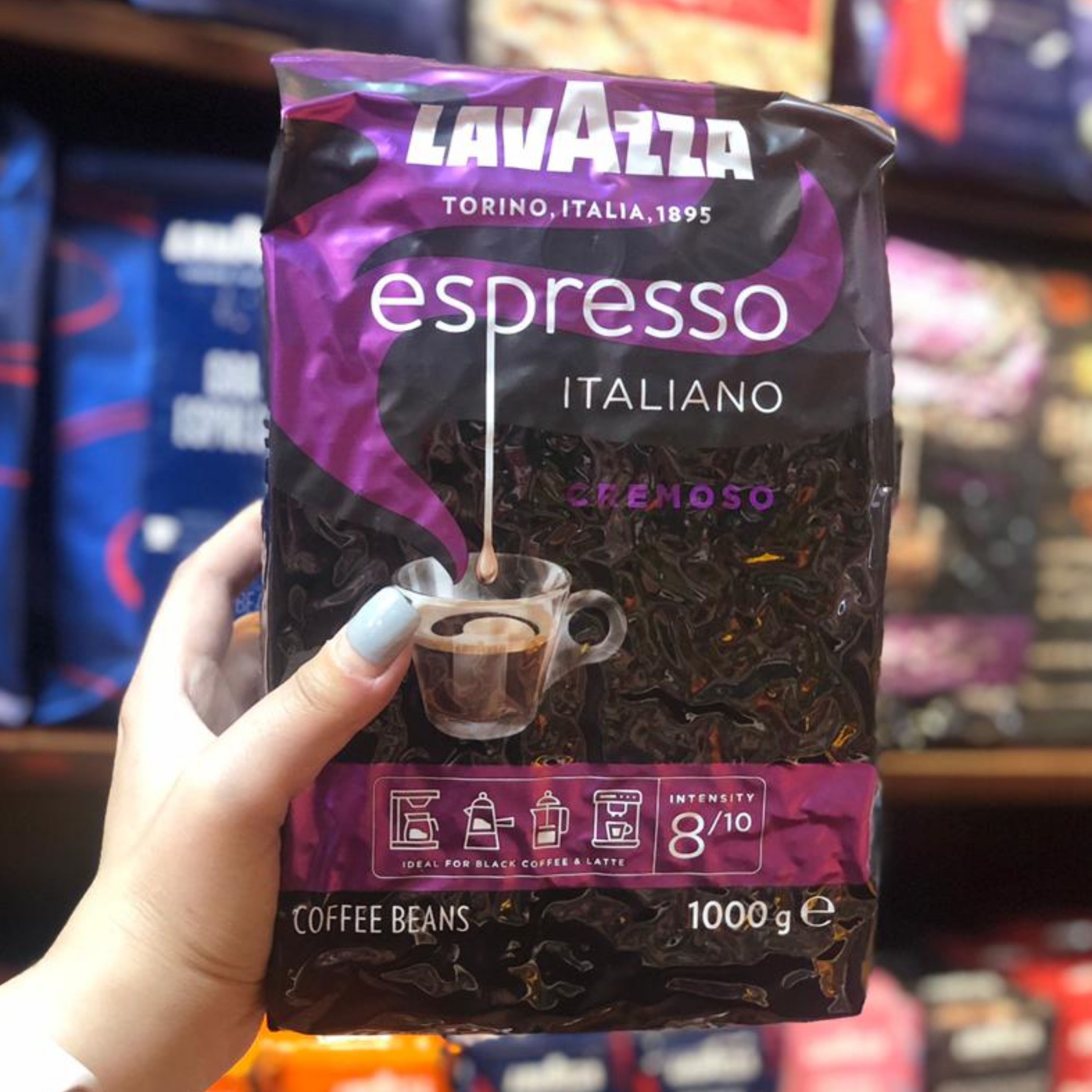 قهوه لاواتزا اسپرسو ایتالیانو etaliano cremoso