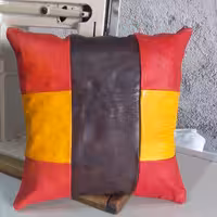 کاور کوسن چرم کد 32