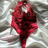 بادی فانتزی زنانه قرمز قزن دار گیپور