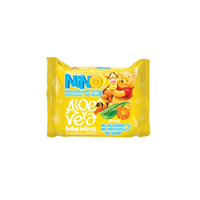 دستمال مرطوب کودک نینو مدل Aloevera بسته 20 عددی