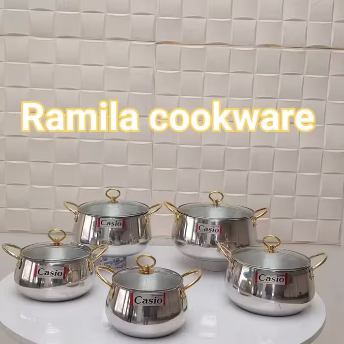 تولیدی سرویس قابلمه کاسیو - سرویس ده پارچه کاسیو طرح استیل - خرید و قیمت سرویس قابلمه استیل کاسیو
